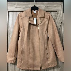 CHICO'S Animal Print Jacket/Coat SZ 1 (M) NWT